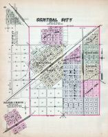 Central City, Silver Creek, Nebraska State Atlas 1885